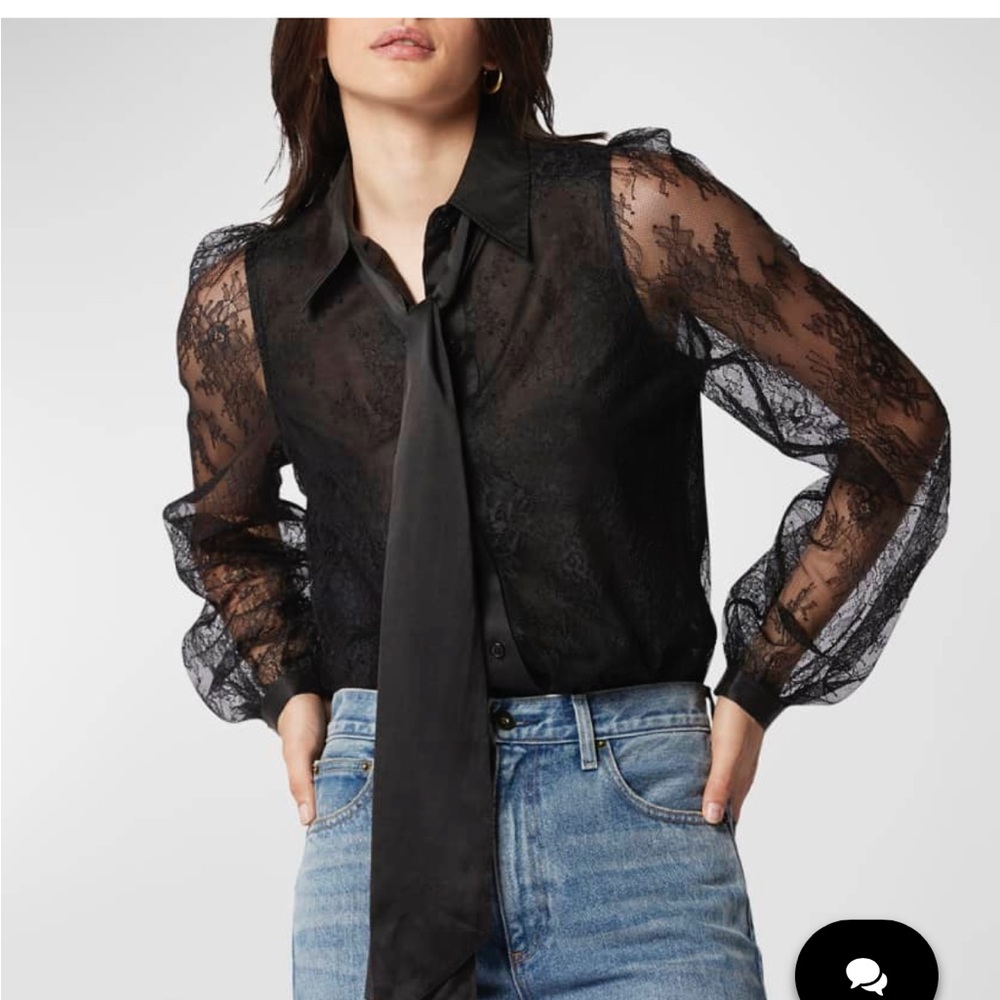 Equipment Lace and silk blouse